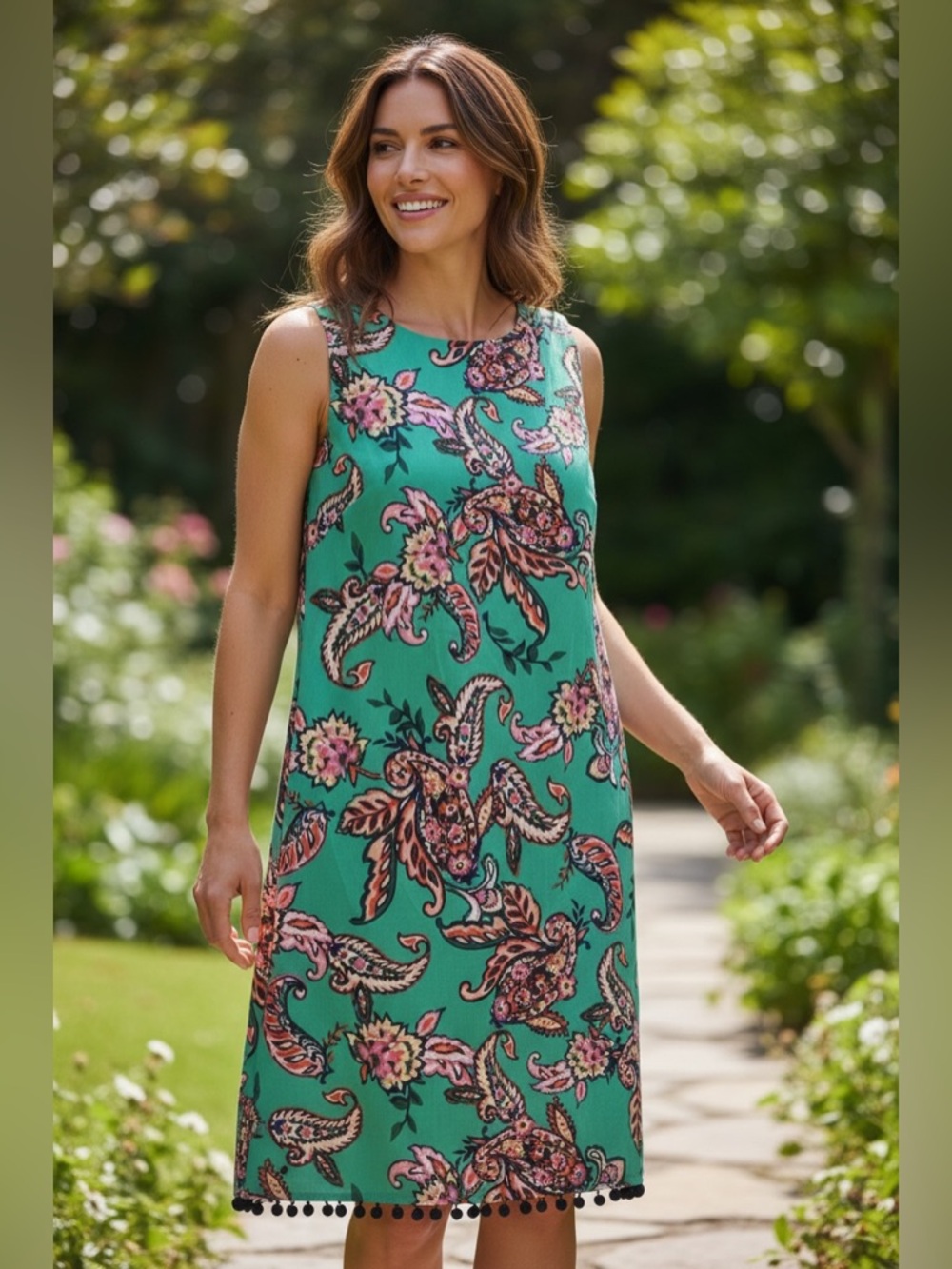 Roz & Aly Sleeveless Women's Dress | Has Pockets | NWT